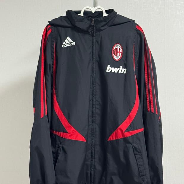 아디다스 AC밀란 바람막이 XL 