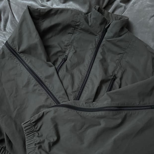 쿠어 멀티 집업 블루종 자켓 다크 그레이 S사이즈