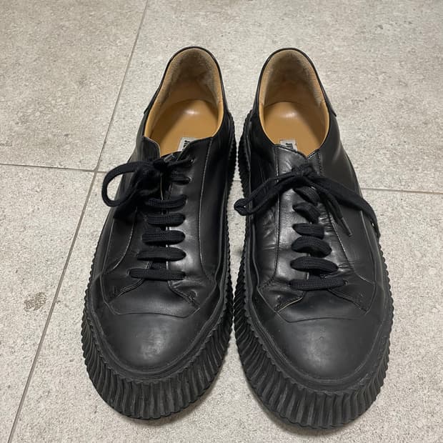 Jil Sander 질샌더 레이스업 로우탑 스니커즈 eu41