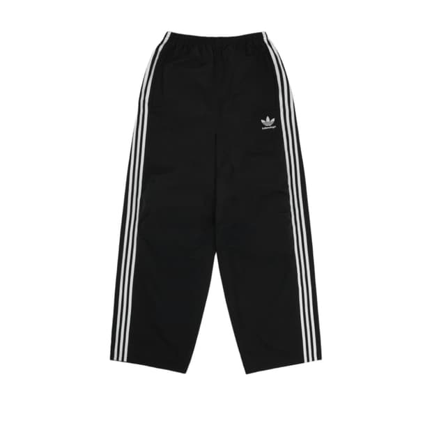 [S] 발렌시아가 아디다스 포플린 트랙팬츠 스티치 블랙