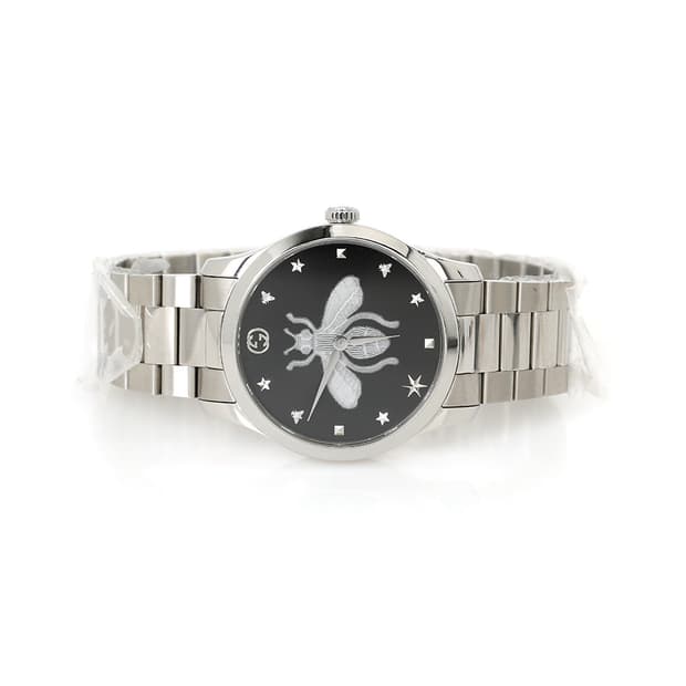 구찌 G-타임리스 꿀벌 스틸 시계 GUCCI 메탈 워치 YA1264136