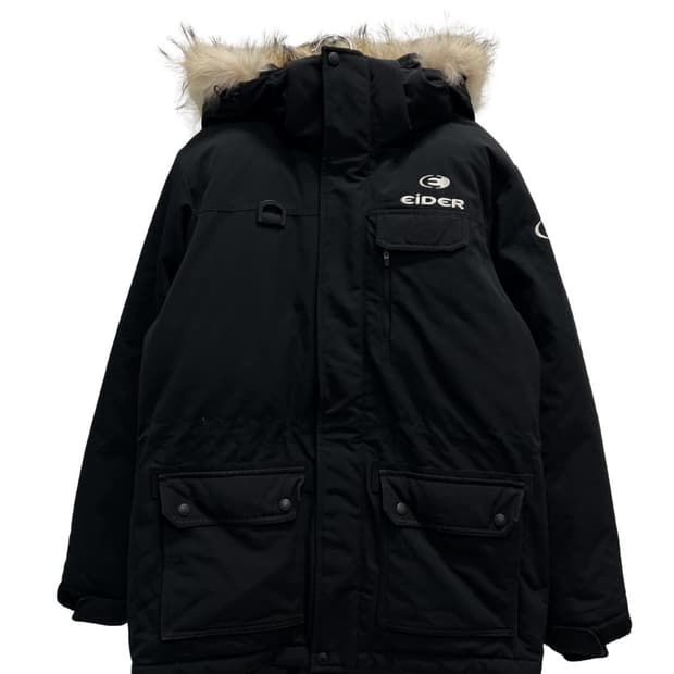 (M) 아이더 라쿤퍼 덕다운 사파리 패딩 자켓