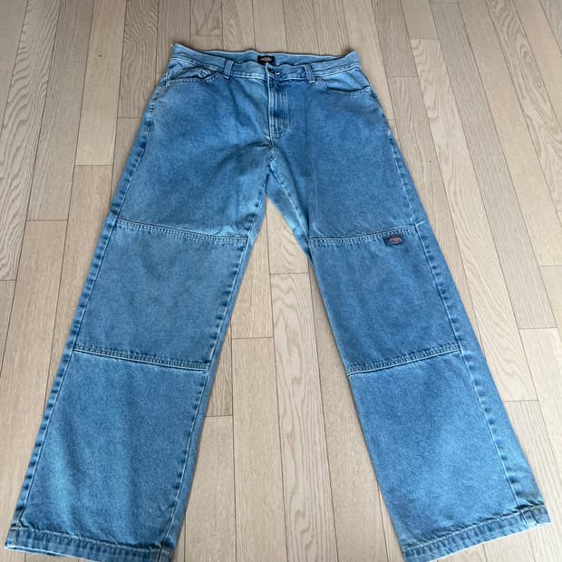 디키즈 더블니 데님팬츠