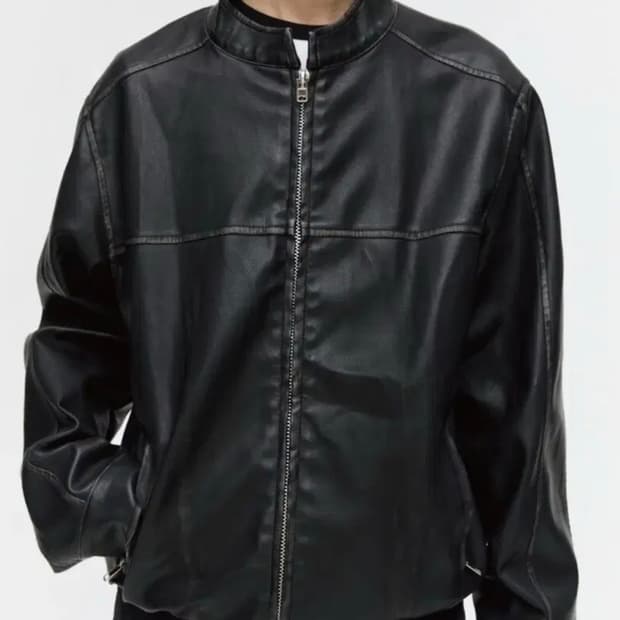 [구해요] 플리즈프로젝트 비건 레더자켓