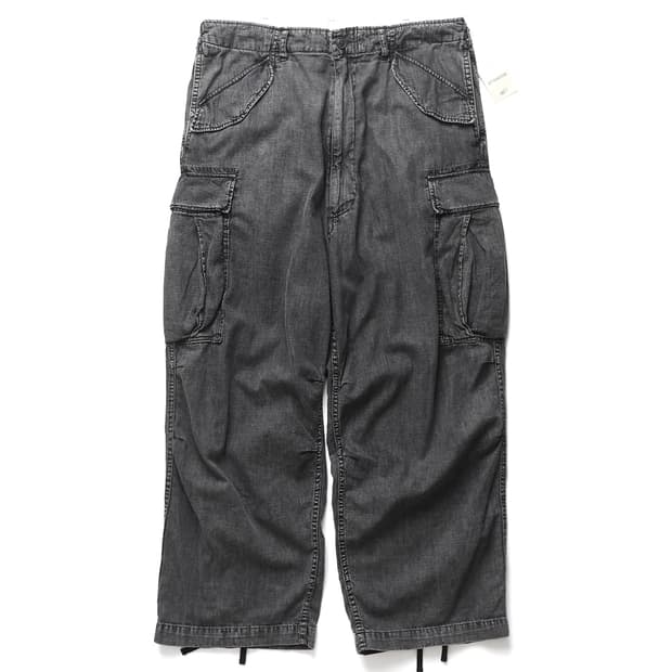 BEAMS Big 6 Pocket Denim Cargo Pants