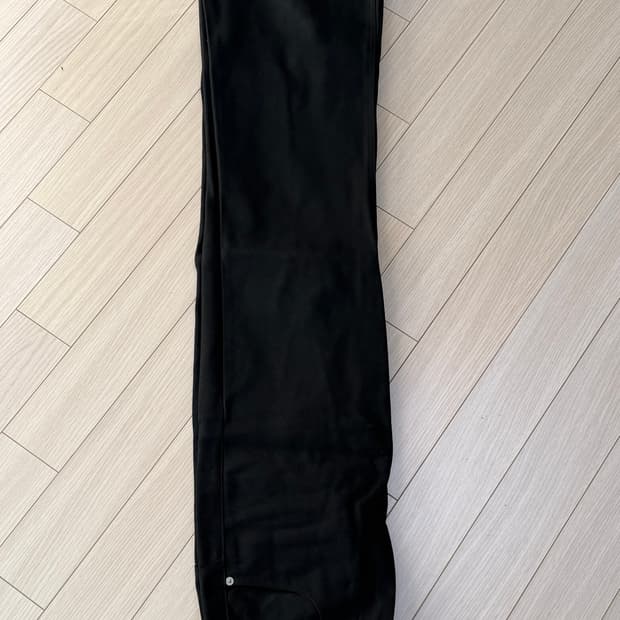 웨이비니스 아가일 플레어팬츠 블랙 (1)