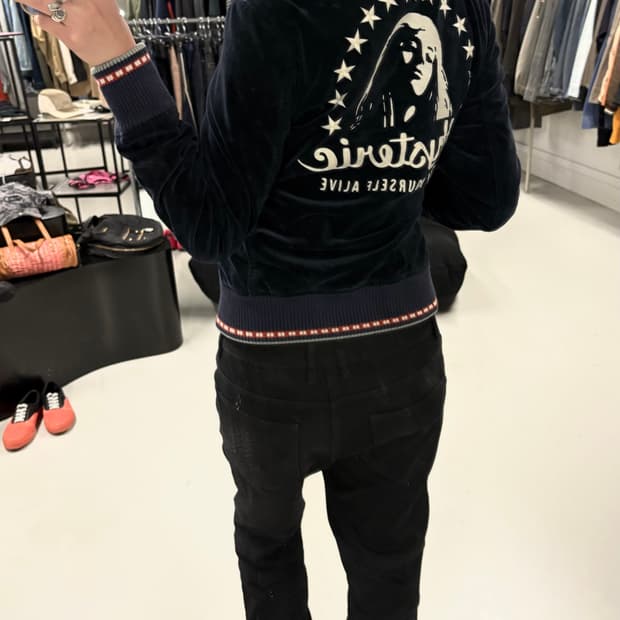 HYSTERIC GLAMOUR star velvet jacket 