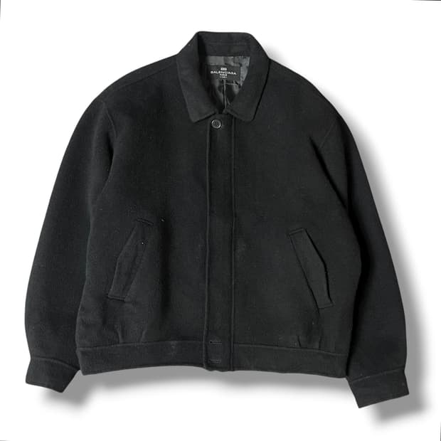 발렌시아가 캐시미어 블렌드 숏 코트100