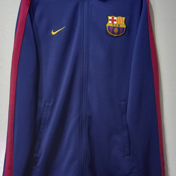 나이키 FC 바르셀로나 트랙탑 저지 져지집업 95/M