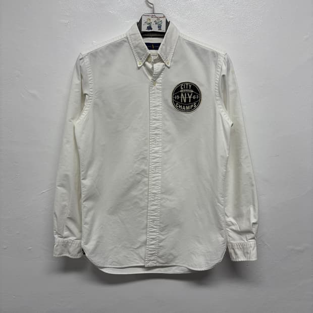 폴로 랄프로렌 와펜 화이트셔츠