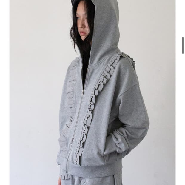 얀시시 프릴 투웨이집업