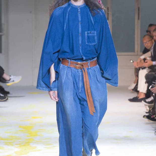 Yohji Yamamoto pour homme 15ss 데님 셋업