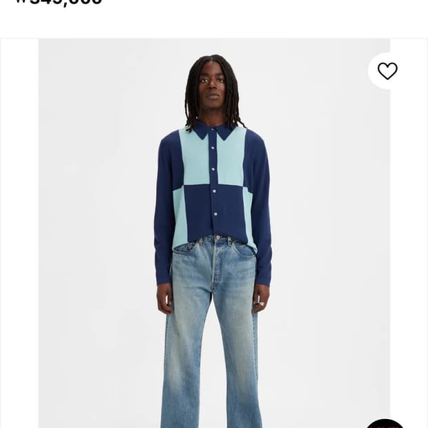 리바이스 블랙잭 34x32 교신or판매