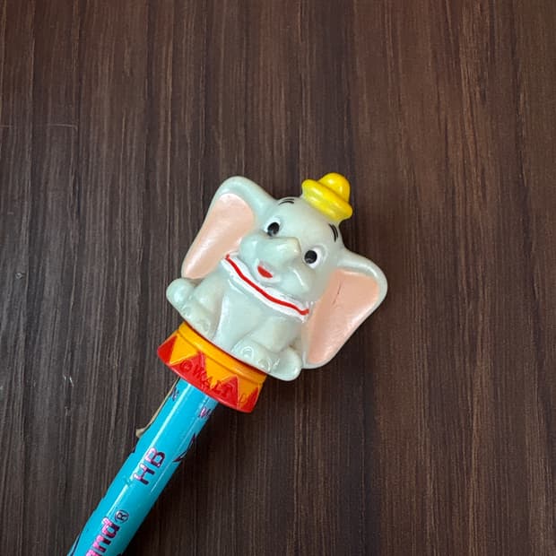 빈티지)덤보 연필(파랑