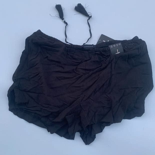 반바지 블랙 펑크 고스 여름반바지 팬츠