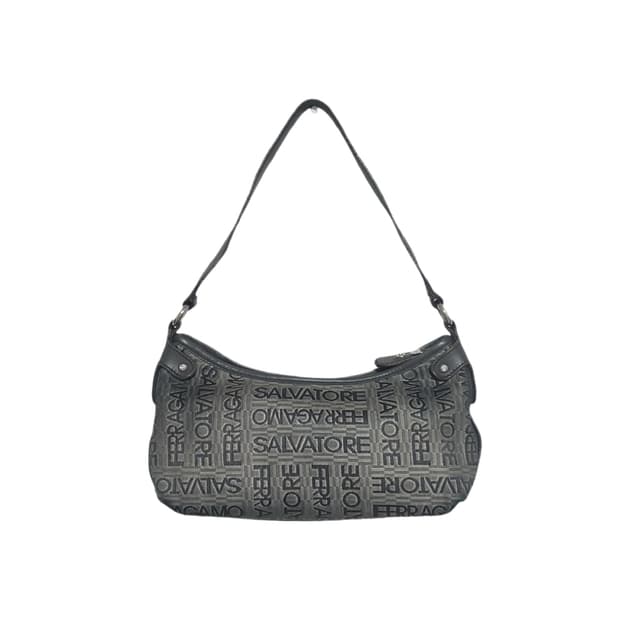 페라가모 자가드 레더 숄더백 (정품)