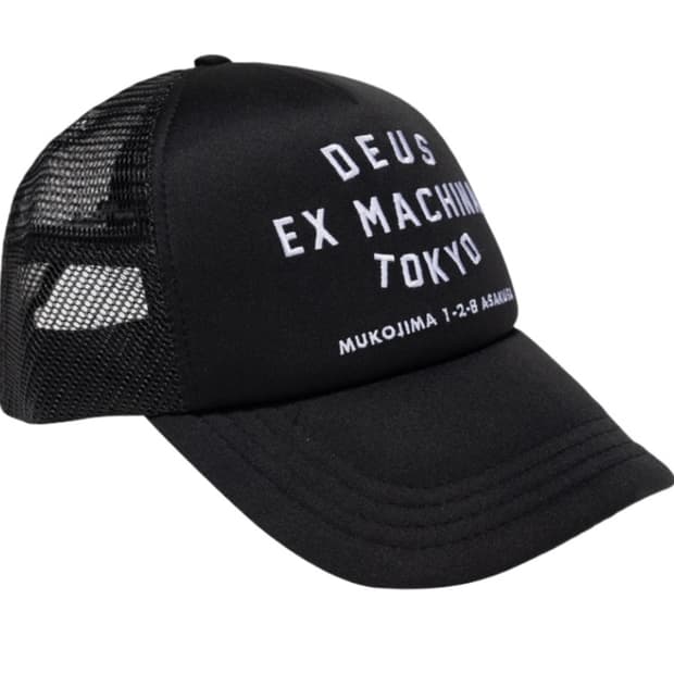 데우스 엑스 마키나 도쿄 아사쿠사 어드레스 트러커 캡 블랙