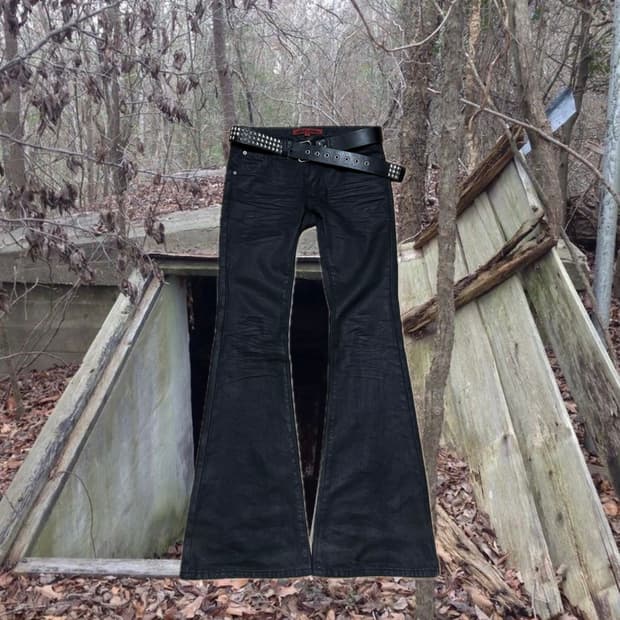 JADED LONDON BEDROCK FLARE DENIM