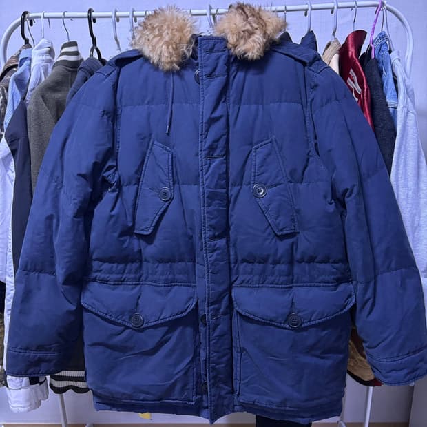 폴로랄프로렌 네이비 패딩점퍼 L