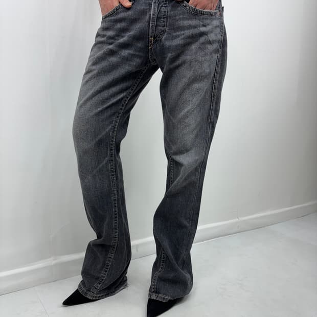 LEVIS 907 WASHED BLACK