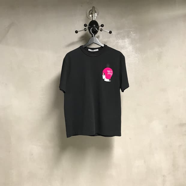 알렉산더왕 반팔 티셔츠 블랙 L