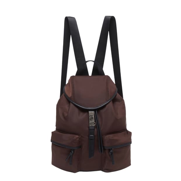 Archiveepke 아카이브앱크 클립 럭색 나일론 백팩 브라운