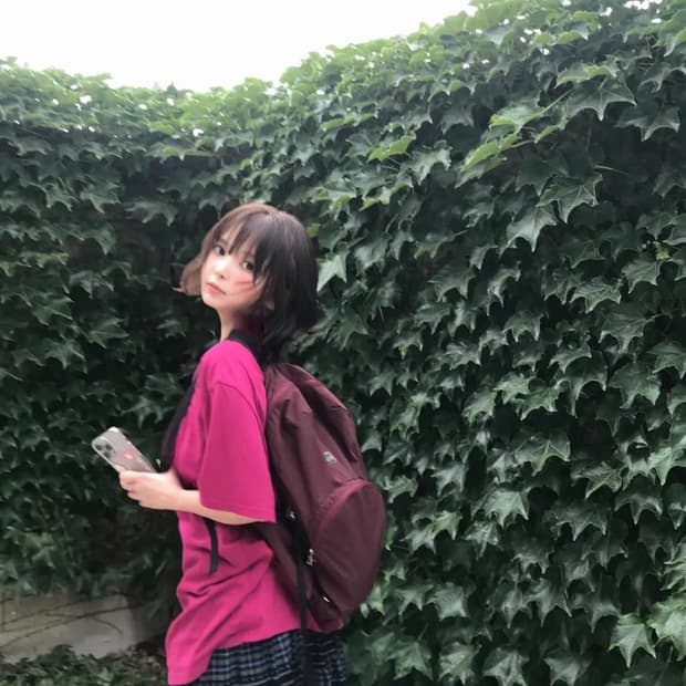 무음 네스트 백팩 Nest Backpack (Plum Red)