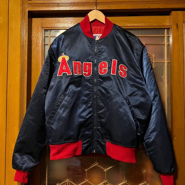 Made in USA 마제스틱 엔젤스 스타디움 자켓 XL