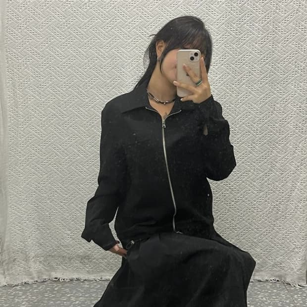 무신사 스탠다드 미니멀 투웨이 블루종 자켓 M C06483