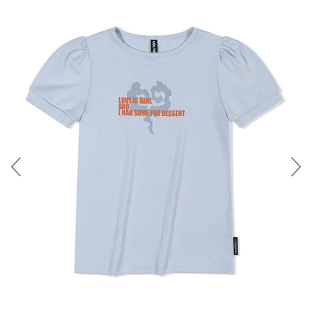 반택포)어글리쉐도우 퍼프 티셔츠 PUFF SHORT SLEEVED TOP