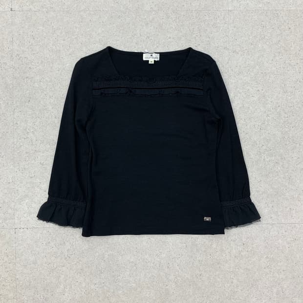 Courreges 꾸레쥬 블랙 슬리브