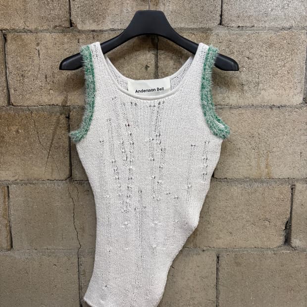 앤더슨벨 어쉬매트리 니트탑