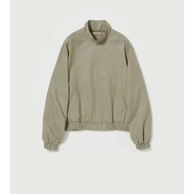 오라리 24ss 워시드 코튼 실크 샴브레이 블루종 5 105