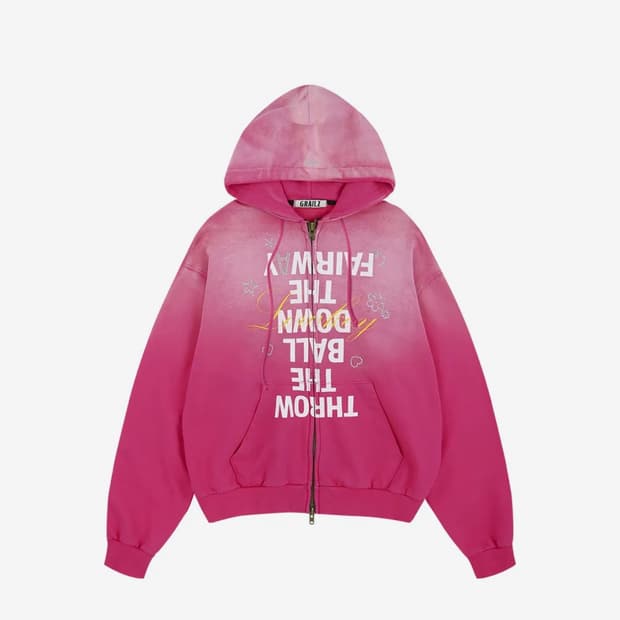 그레일즈 핑크 후드집업 빈티지 판매