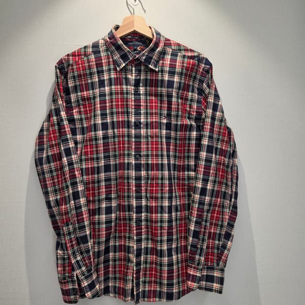 Tommy hilfiger 타미힐피거 레드 체크 셔츠