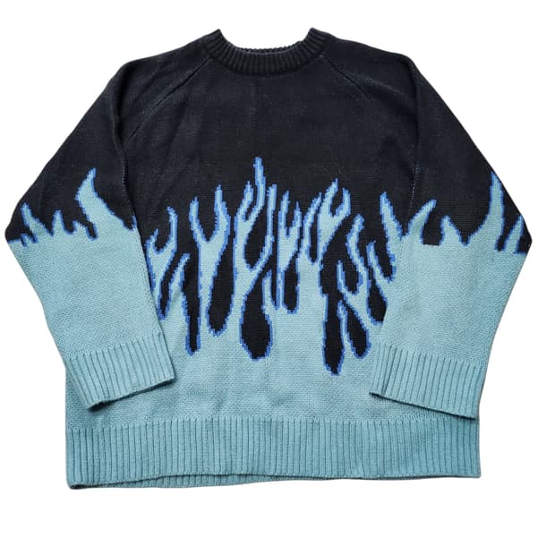 tide card log 불꽃 니트