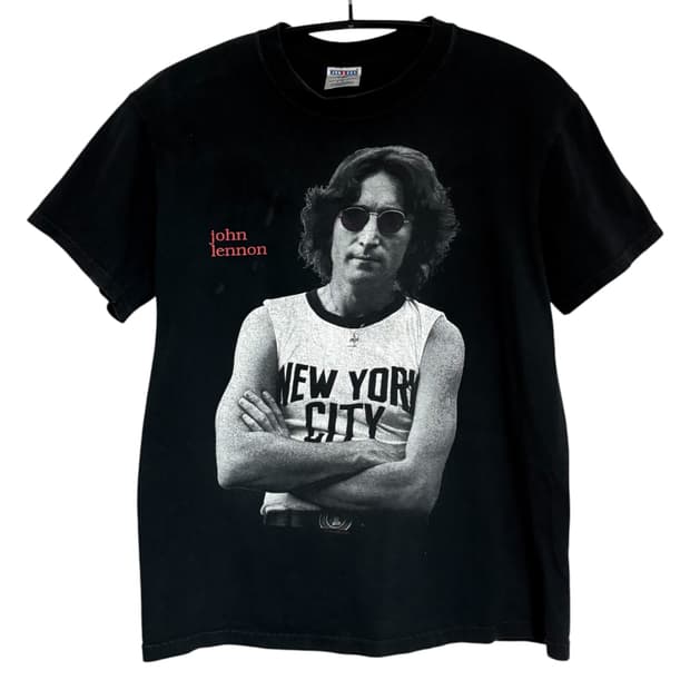 90s 비틀즈 존레논 ‘imagine’ 빈티지 밴드티 S