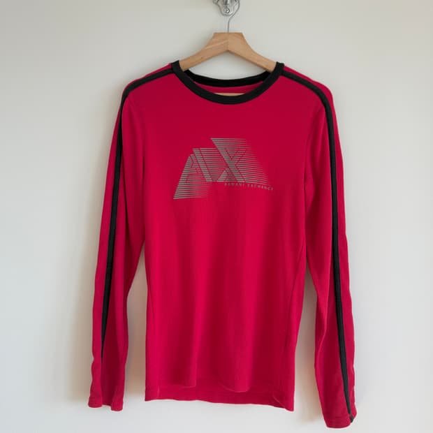 아르마니 익스체인지(A|X) 와플 롱슬리브