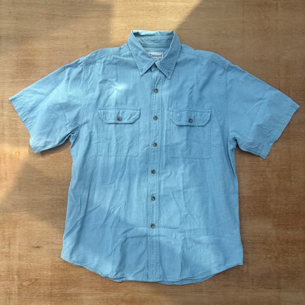  Carhartt Washed Sky Blue Work Shirt