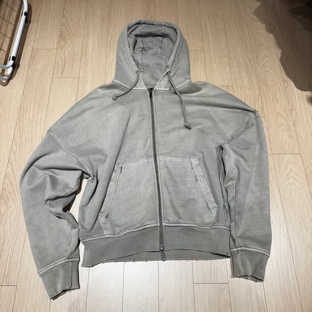 자라 그레이 후드집업 M