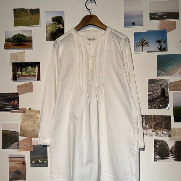 earth music 셔츠 원피스