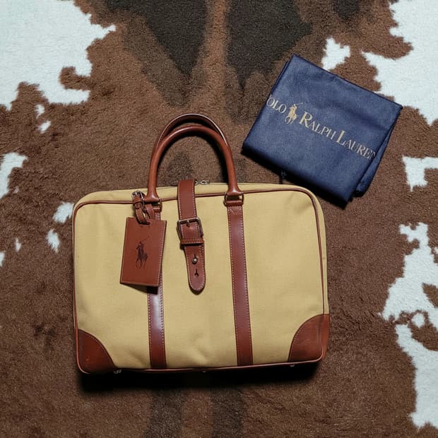 폴로 랄프로렌 남성용 토트백(새제품)