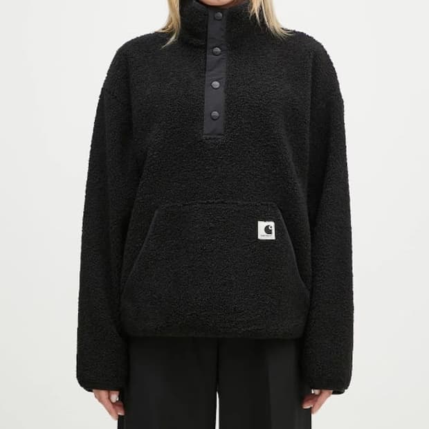 칼하트 하이넥 반집업 후리스