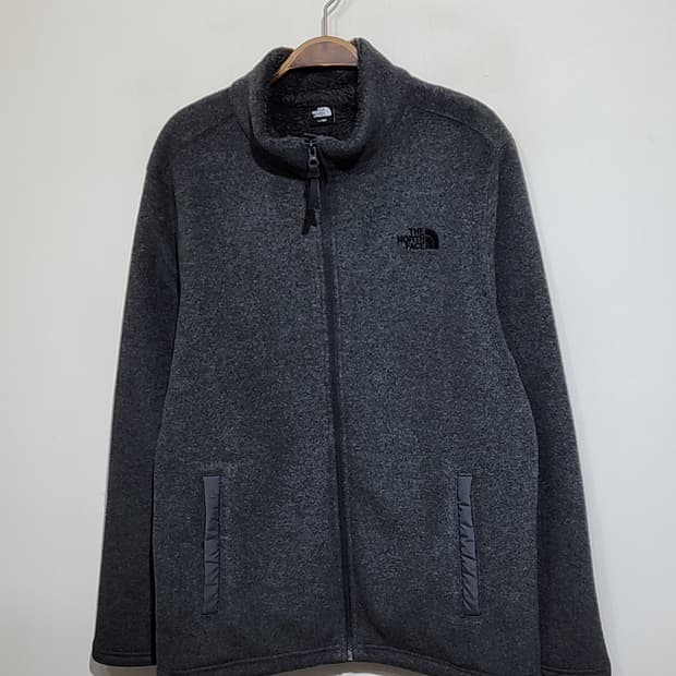 (L) 노스페이스 후리스 점퍼 차콜 안감털 플리스 자켓 
