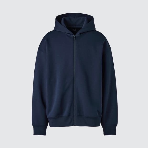 유니클로 스웨트오버사이즈풀집파카