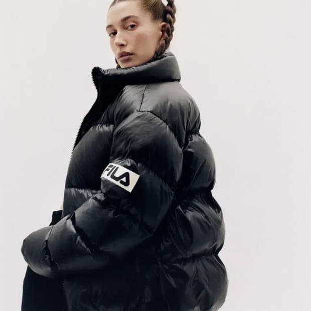 휠라 밀라노 다운자켓 유광 숏패딩 XL