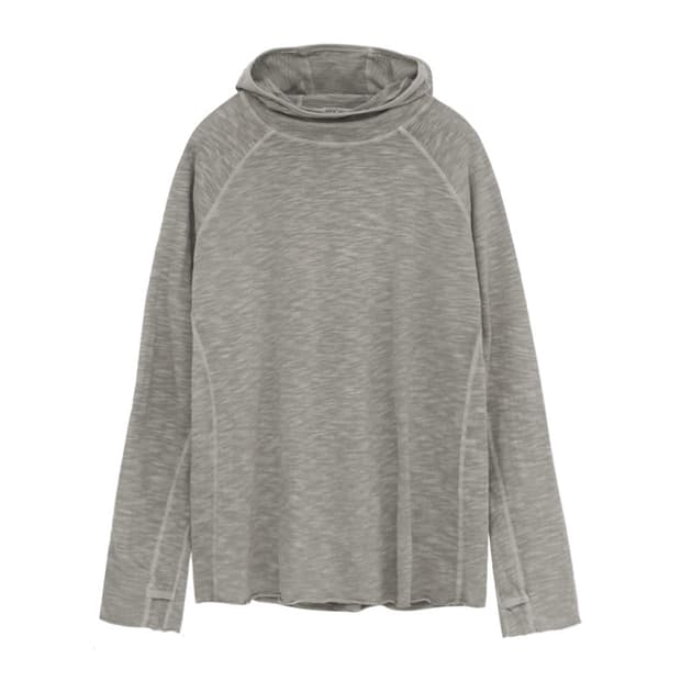 [2] 폴리테루 휴먼인덱스 터틀넥 후디 후드 그레이