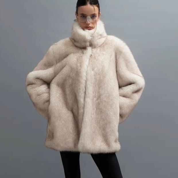 Theporta fur jacket/퍼 자켓