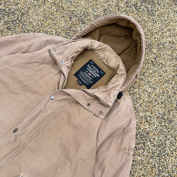 폴로 진스 후드 워크 자켓