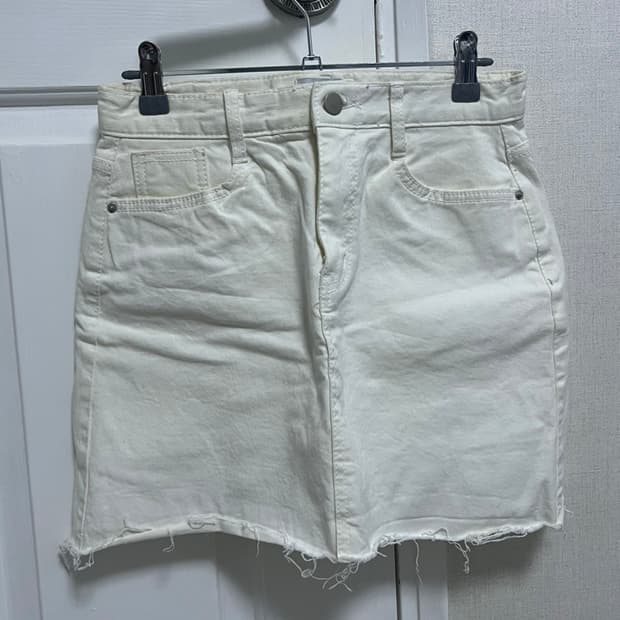 아이보리 스커트 (속바지 내장)